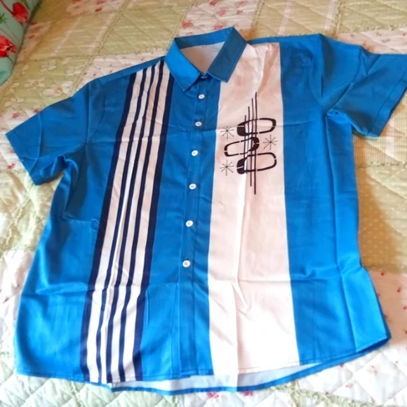 Men's Retro Look Shirt - Picture 5 of 6